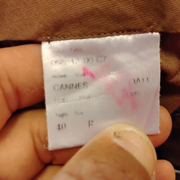 Brioni corduroy pants mens 40 brown dress designer cannes flat front italian - Picture 8 of 9